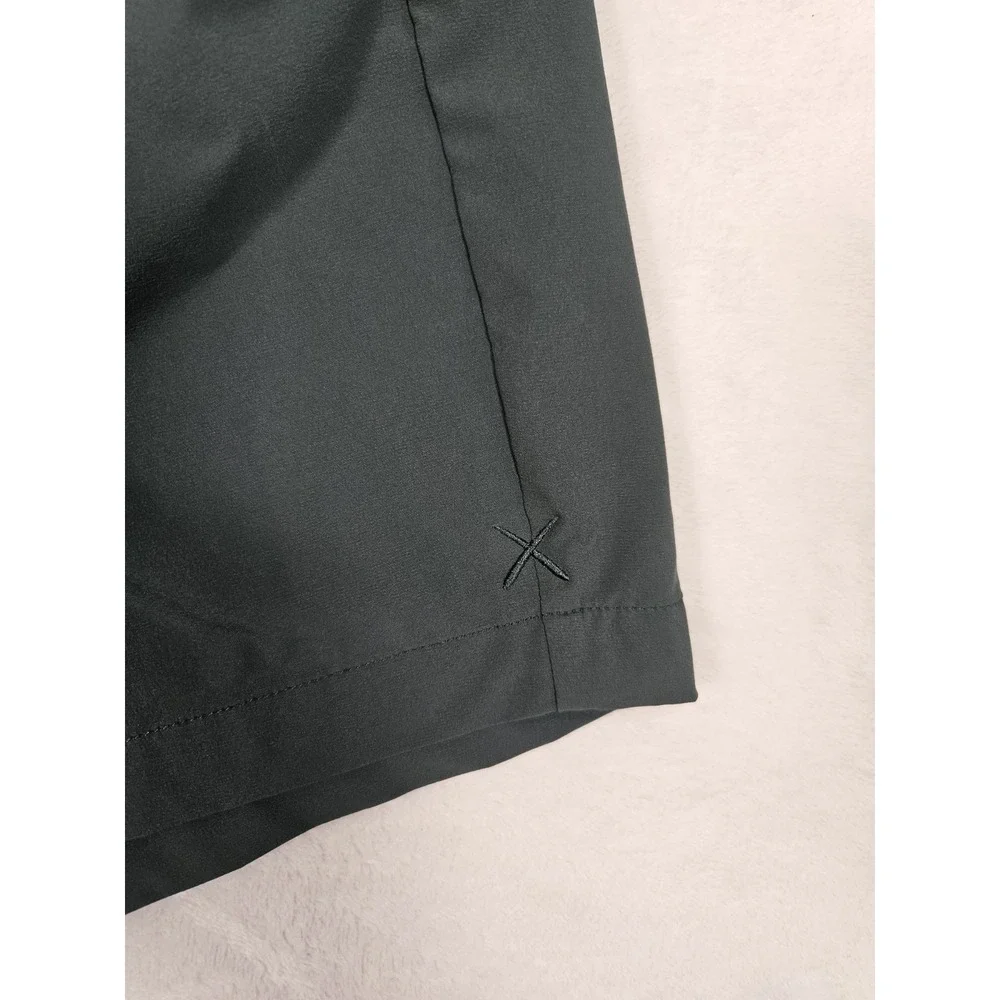 Cuts Shorts Mens‎ 34 Green AO Hybrid Quick Dry Slim Fit Chino Pockets - Picture 4 of 10